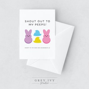 Shout Out to My Peeps | A2 Greeting Cards