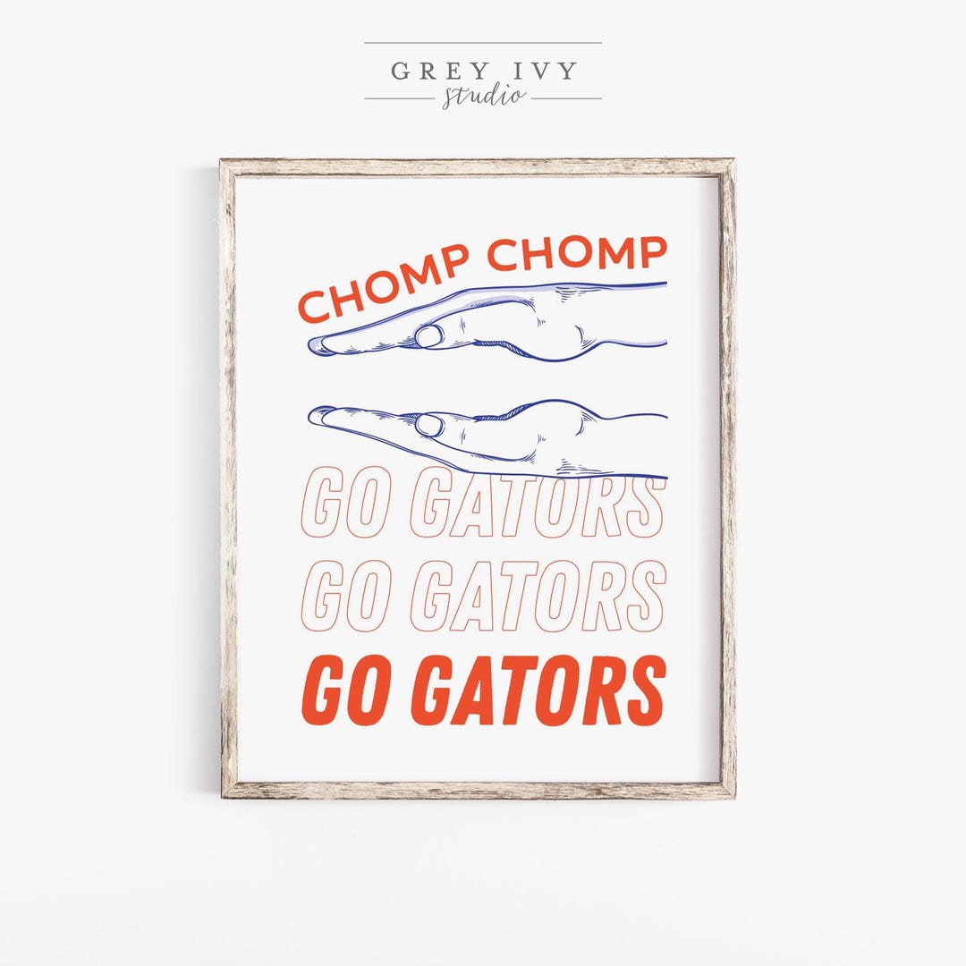 University of Florida | Chomp Chomp, Go Gators | School Cheer | War ...