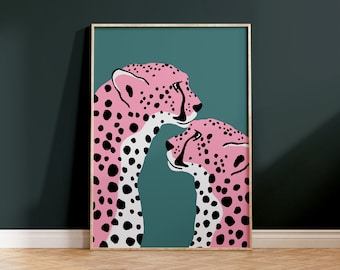 『 Pink cheetahs 』by Ally 20*20cm il_340x270.4643771746_ifi3.jpg