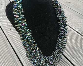Beaded necklace, handmade jewellery, beaded jewellery, tribal necklace, multicolour necklace, perfect gift for women, gift for her