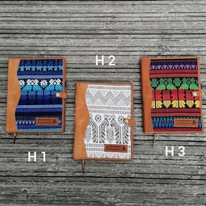 Hardcover bunte A4 Notebook-Abdeckung, enthält gefüttert Notizblock und Stift, handgefertigte und einzigartige bunte Zubehör für zu Hause oder im Büro