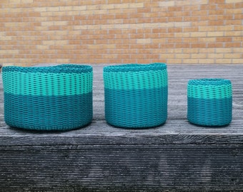 Storage basket, basket for bike, storage and organisation, toy storage basket, indoor plants, handmade basket, plant lovers, floor plant pot
