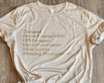 Wedding Photographer T-Shirt