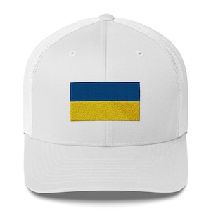 Ukrainische Flagge Trucker Cap