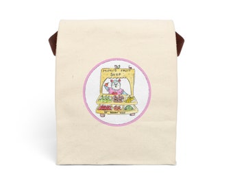 Mimi's Canvas Lunch Bag With Strap