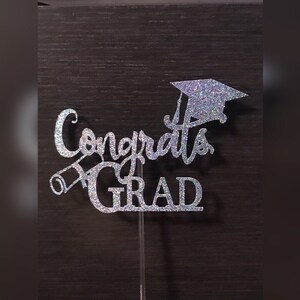 Graduation Cake Topper,Graduation cake topper, Grad Party decor, Congrats Grad, Graduation Party, Graduation 2020