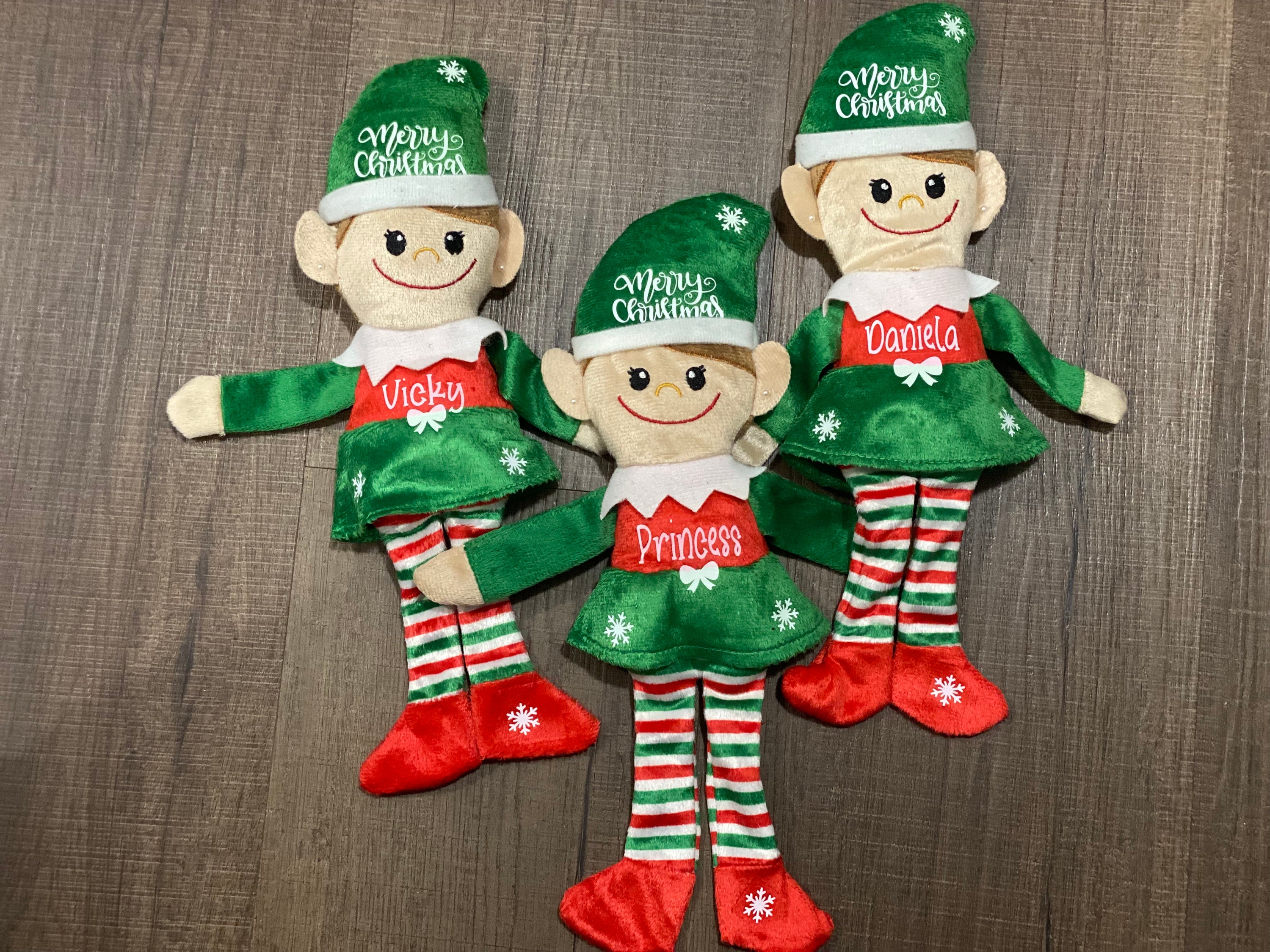 Personalized Christmas Custom Elf Plush Personalized Elf - Etsy