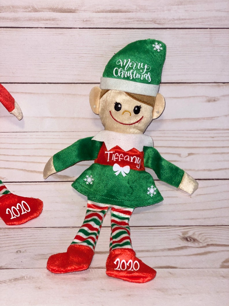 Personalized Christmas Custom Elf Plush Personalized Elf | Etsy