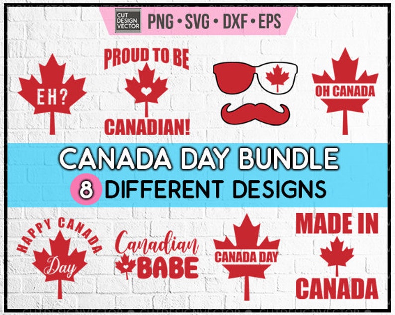 Download Clip Art Canada Day Svg Bundle Art Collectibles