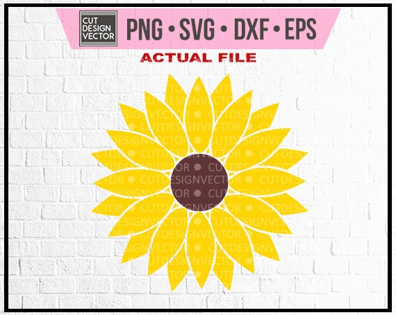 Download Free Sunflower Svg Sunflower Cut File Svg Files Flower Svg Etsy SVG Cut Files