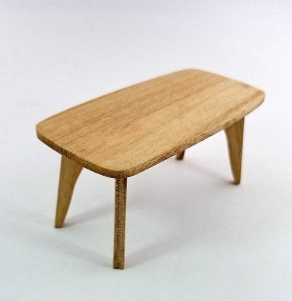 1//12 Dollhouse Miniature Furniture End Table Double Layer Tea Coffee Table