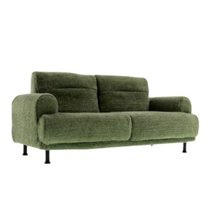 1/10 Puppenhaus Miniatur Möbel Couch Zweiersofa Sessel Sofa Twin Doppel Sitz Sofa Wohnzimmer OB11 GSC DOLL Spielzeug