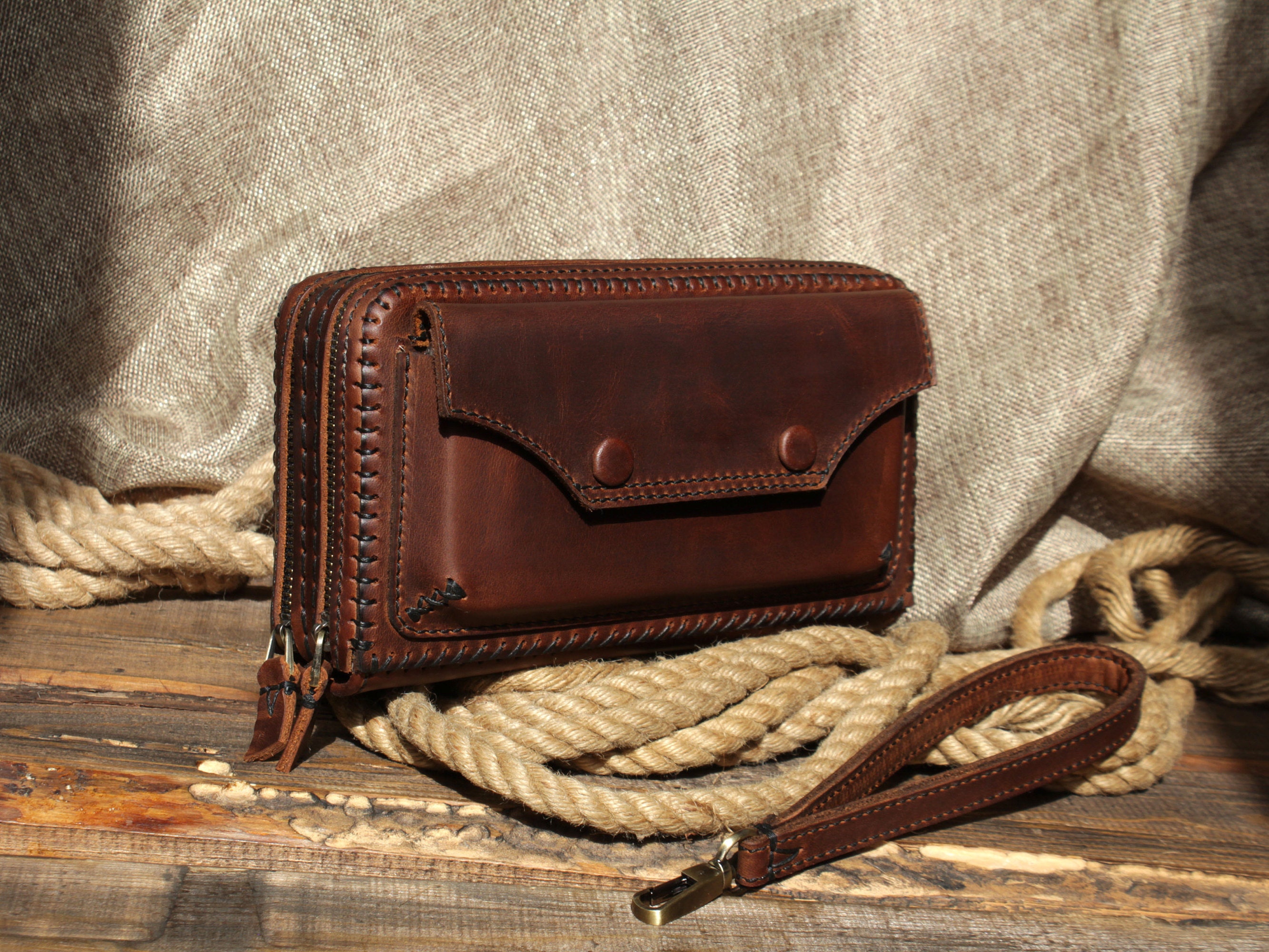  Veki Women's Wallet Double Zipper Pocket Wallets with