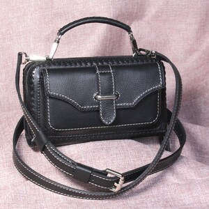 Bolsos cruzados para mujer / Bolso cruzado de cuero hecho a mano para iPhone / Bolso cruzado de cuero / Cartera cruzada para teléfono 15 Pro Max