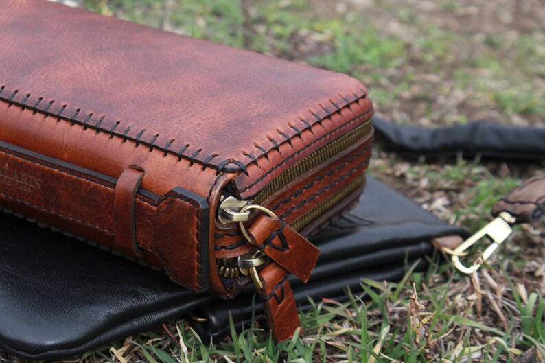 Clutch. Leather Clutch Leather Wrist Clutch Mens Clutch Etsy