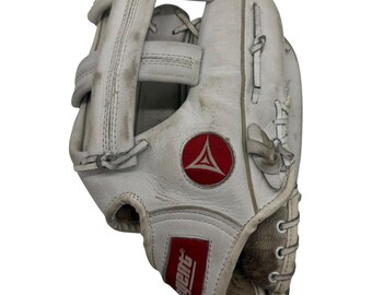 Guante de béisbol autografiado por Regent Darryl Strawberry, cuero blanco, estilo vintage.