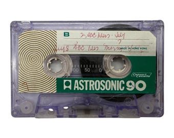 Vintage Astrosonic Cassette Tapes 90 Min – Used, Recorded, 70s/80s Hong Kong