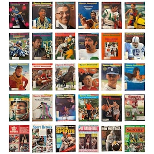 Vintage Sports Magazines Lot 1964–2004 Sports Illustrated College Kickoff 31pcs