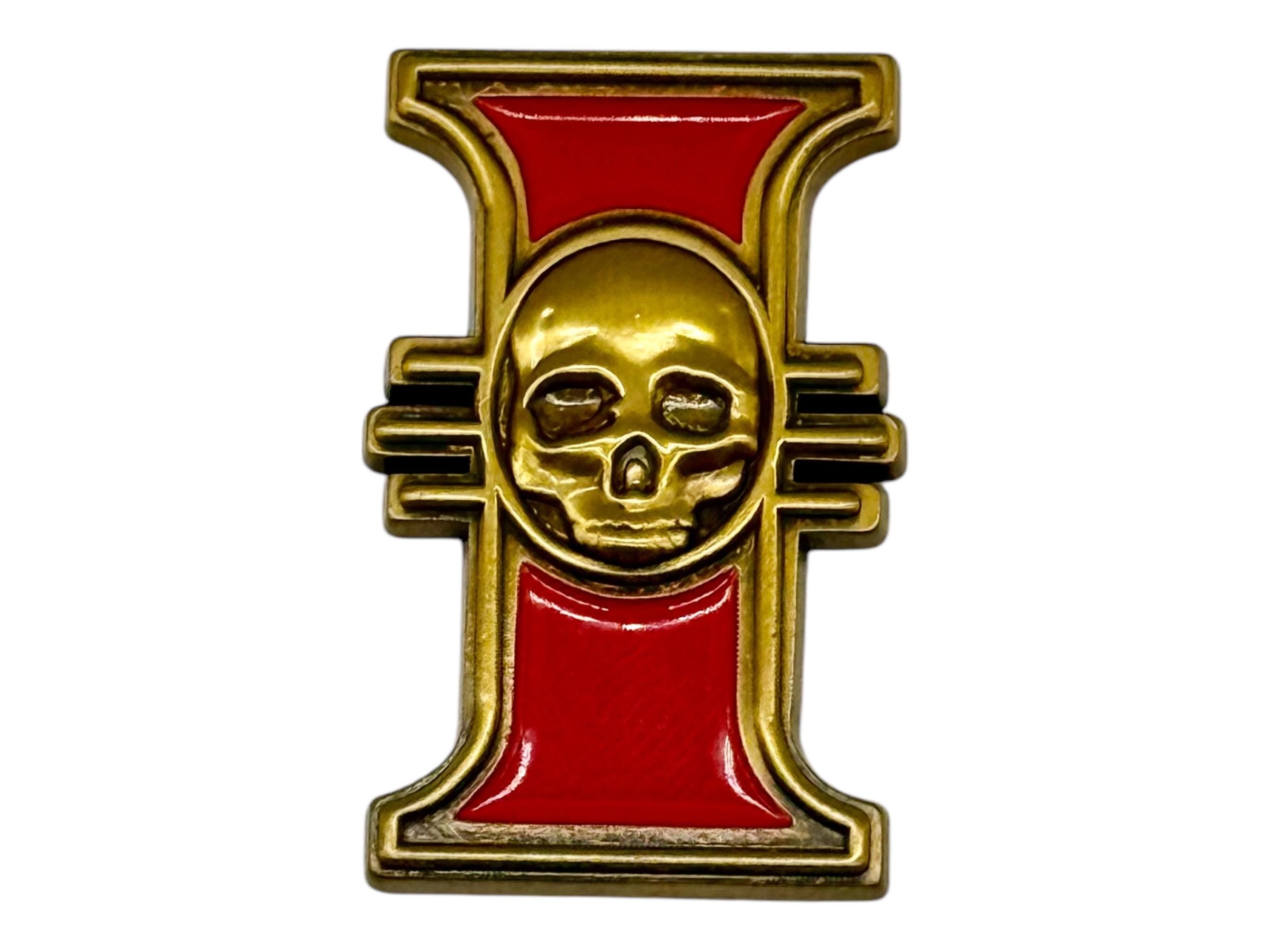 Warhammer 40,000 Inquisition 1.5" Metal Lapel/Hat/Lanyard Pin