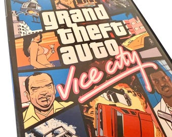 Vintage Grand Theft Auto Vice City Promo Poster: Gaming Poster