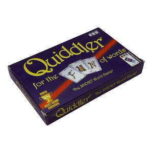 SET Enterprises QUIDDLER Gioco di carte "Il gioco di parole breve" 1998