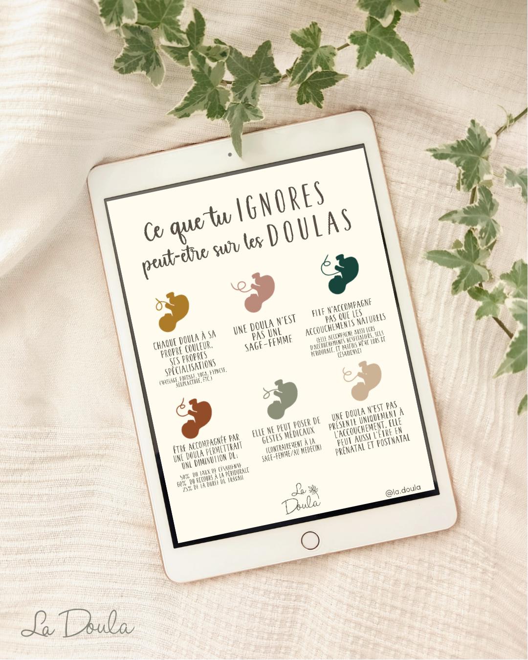 DOULAS: Educational Fact Sheet / Birth, Reference Guide, Doula, Support ...