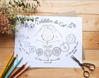 PAPER VERSION Cervical Dilation/ motivation, positive, natural childbirth, doula, midwife, birth, uterus