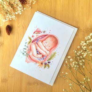 Tarjeta de felicitación/deseos de NIÑO SALVAJE, gracias, felicitaciones, amistad, bruja, doula, partera, partera, regalo, tarjeta, deseos