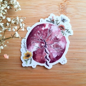 Vinyl Sticker THE PLACENTA / doula, midwife, sticker, mug, laptop, resistant, art, birth