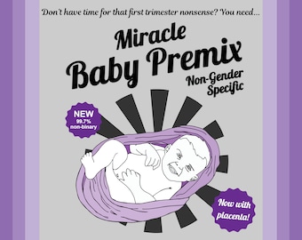 Miracle Baby Non-Binary - Funny Gift Box