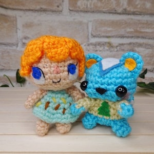 Custom villager Animal crossing new horizons amigurumi tiny plush image 1