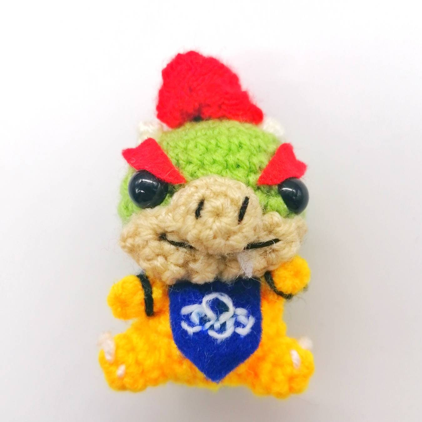 Porte-clés en peluche Bowser Jr. Amigurumi de super mario super Smash Bros  Keychain -  France