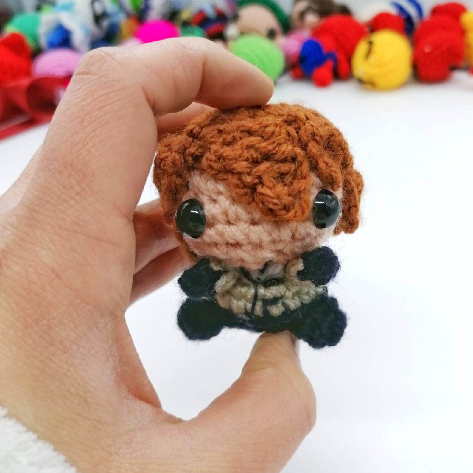 Goro Akechi Amigurumi Plush Keychain From Persona 5 Strikers | Etsy