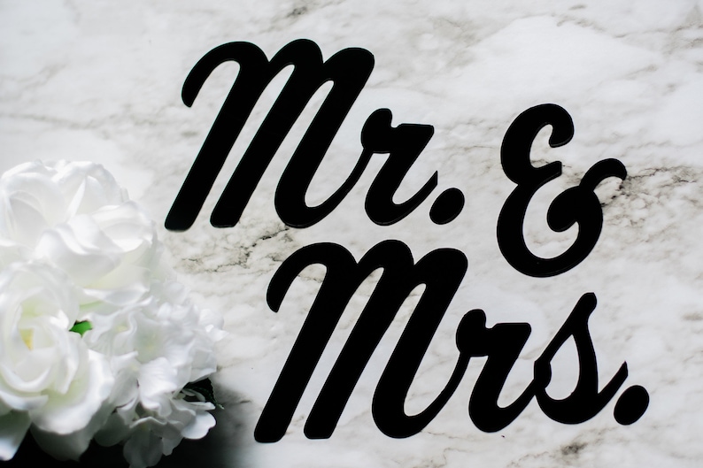 /& Mrs Mr Custom Wedding Magnet