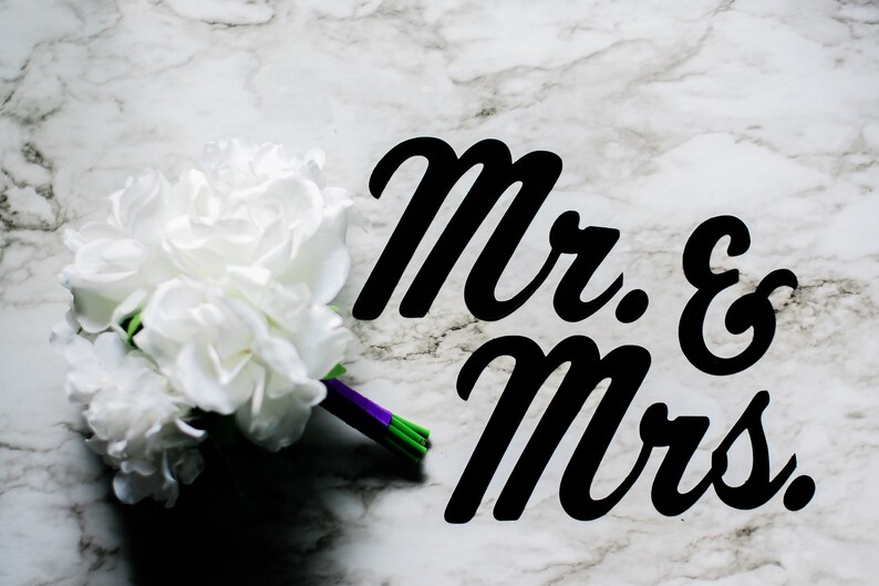 /& Mrs Mr Custom Wedding Magnet