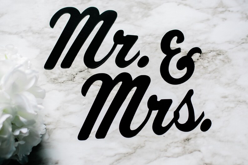 /& Mrs Mr Custom Wedding Magnet