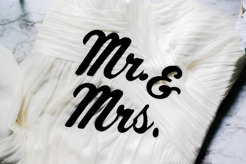 /& Mrs Mr Custom Wedding Magnet