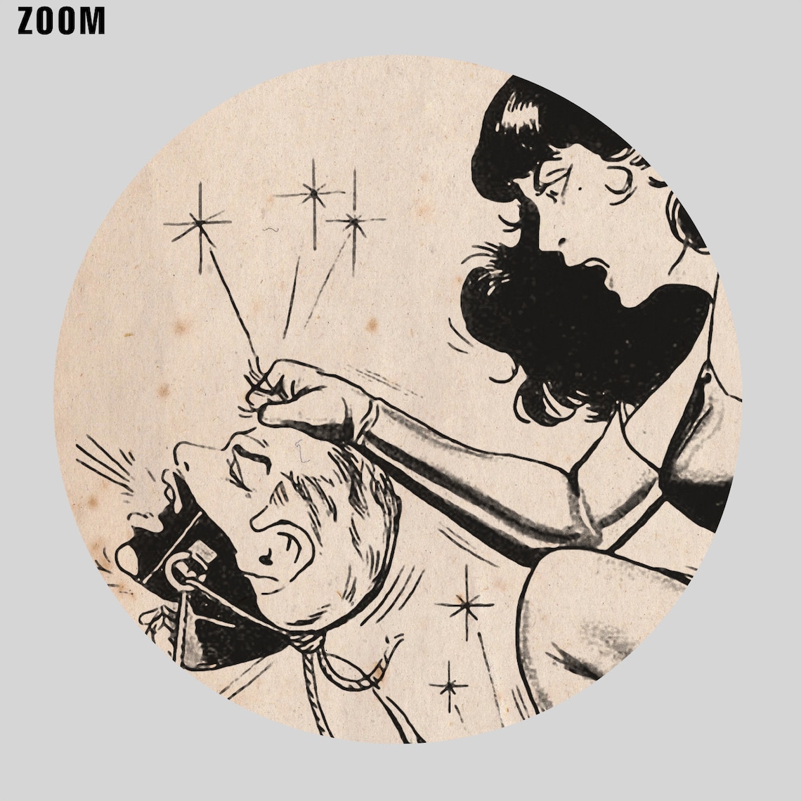 Vintage Femdom dominatrix erotica printable art. Bondage Etsy