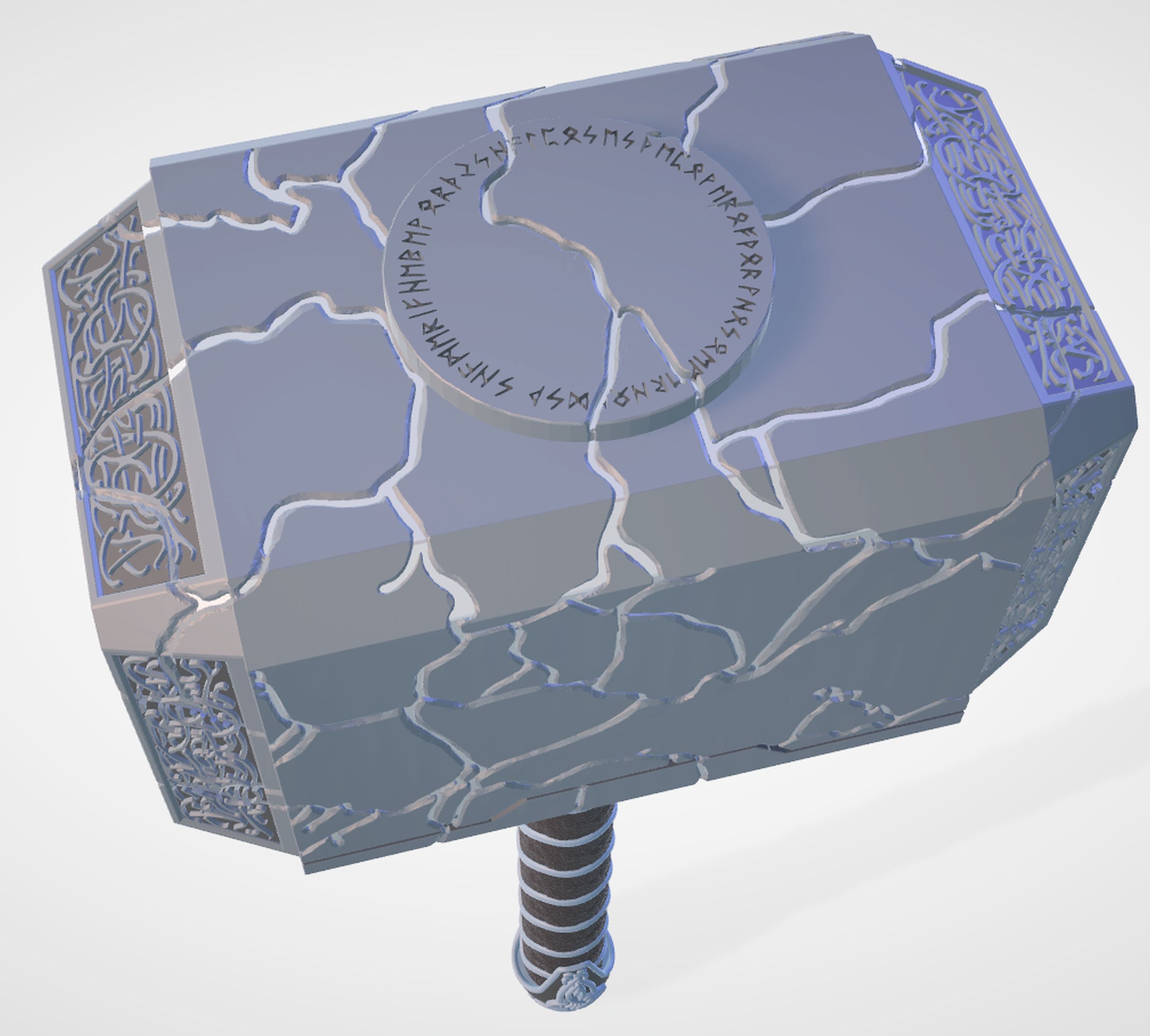 マイティ・ソー MCU ムジョルニアは損傷しておらず、ひび割れは