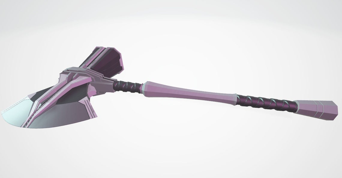 Thor Axe Stormbreaker With Asgardian Handle 3D Model DIGITAL Etsy UK