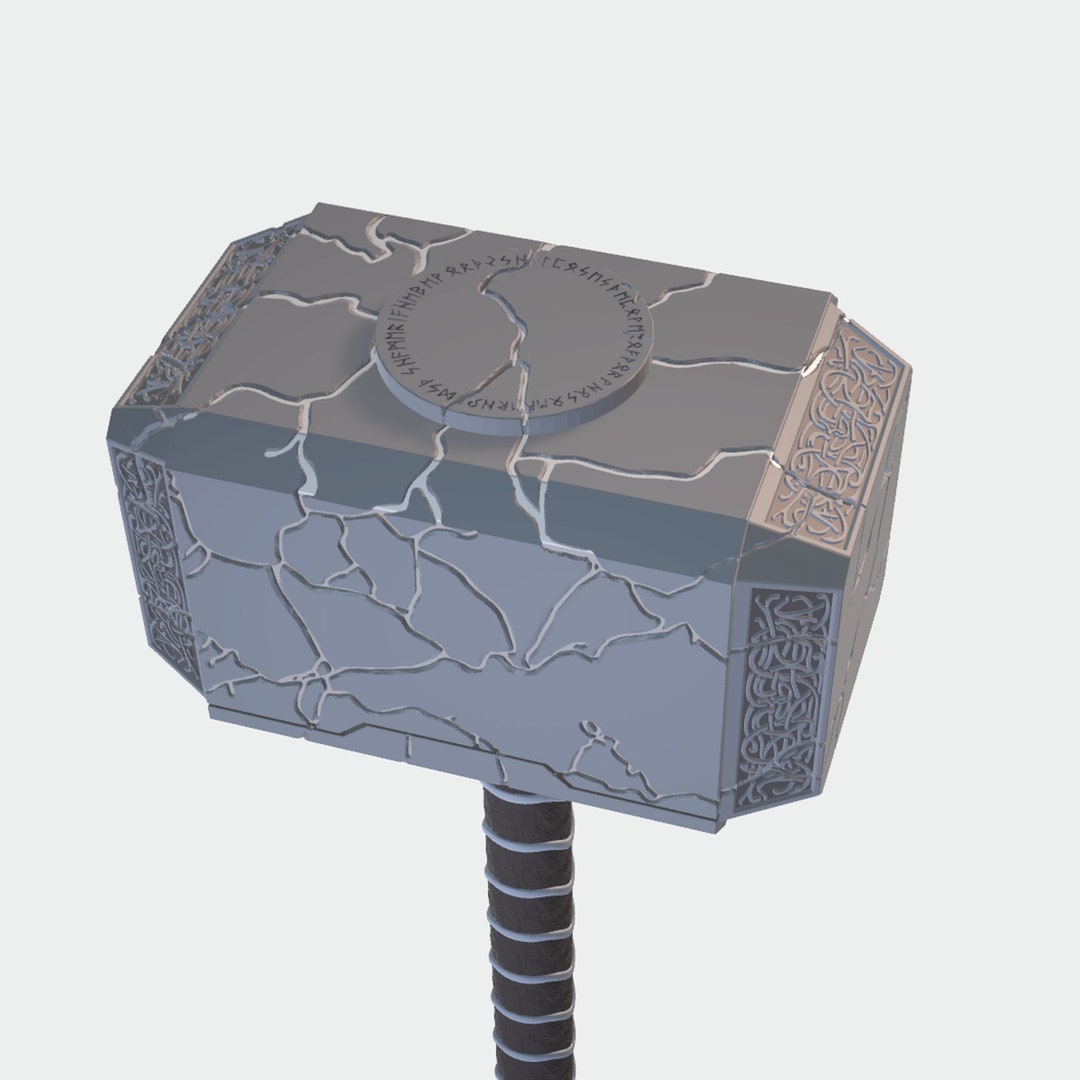 3Dデコライト/ マーベル：マイティ・ソー ムジョルニア☆ マイティ・ソー MCU ムジョルニアは損傷しておらず、ひび割れは