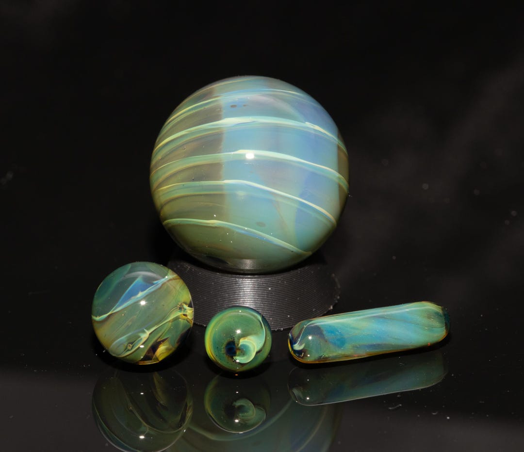 Mini Marbles Stone Matching Marble Set (4 Piece) | Mini Marbles Pearls Pillar Blown ...