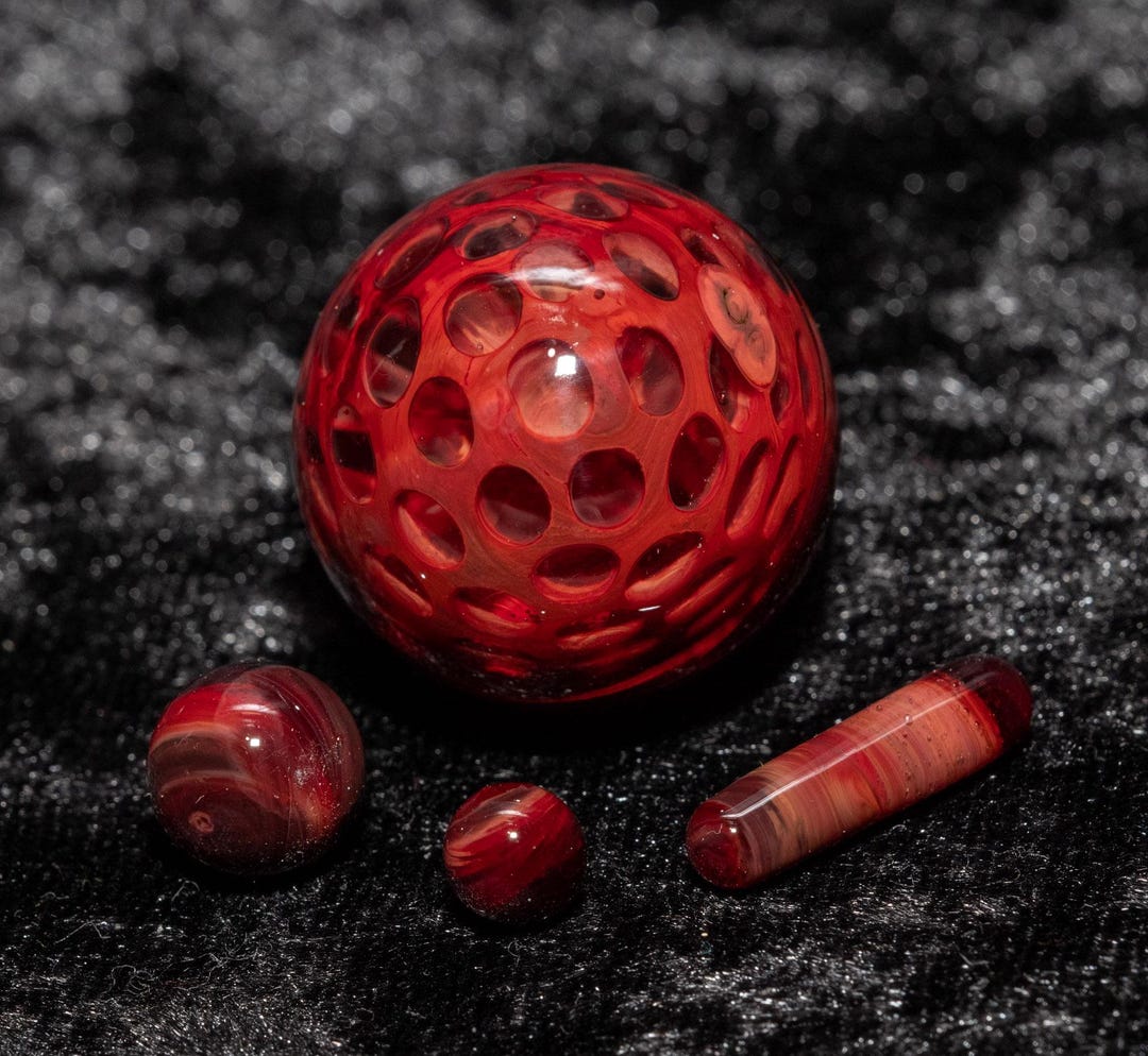 Mini Marbles Stone Matching Honeycomb Marble Set (4 Piece) | Mini Marbles Pearls Pillar ...