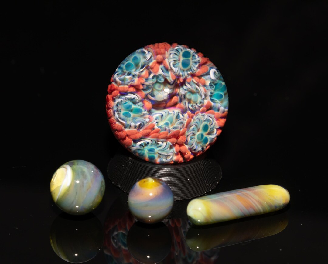 Mini Marbles Stone Coral Reef Marble Set | Mini Marbles Glass Pearls Pillar Sea Blown ...