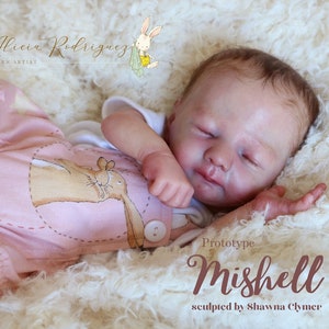 NICU size 13" Baby Mishell Blank vinyl kit Create your own AUTHENTIC Reborn~ by Shawna Clymer Buy here Directly from me, the ORIGINAL Artist