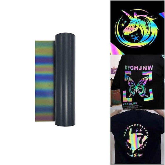 Reflective Rainbow PU Soft Sticky Cheap Price Heat Transfer Vinyl