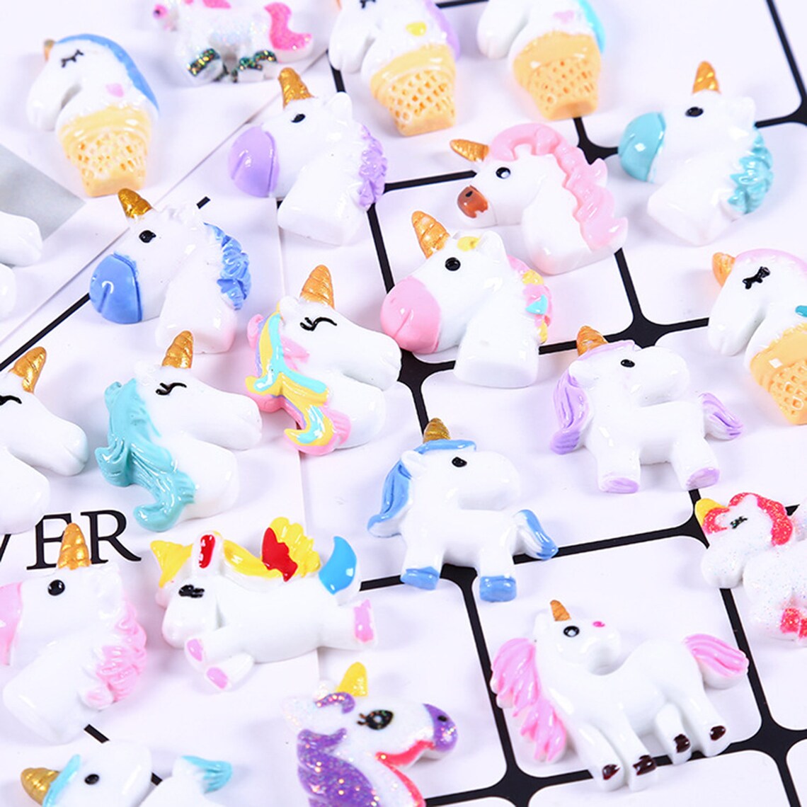 Colorful unicorn accessories diy accessories hair Etsy