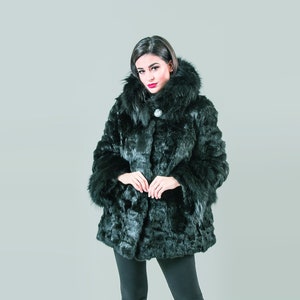 Rex Rabbit Fur Jacket | Hood
