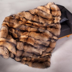 5stars full skin REAL FINNRACCOON FUR throw,fur comforter,fur blanket,various colors, fur rug, fox fur throw,fur warmer,fur pillows