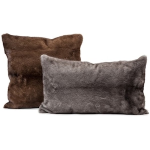 Luxury Real Mink Fur pillowcases,full skin fur pillows, top fur cushions, beautiful gift for any occasion